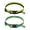 Black-To-Green Gradient Image Abstract Light Green Background, variant on Personalized Comfortable Soft Pet Collar With Bell Design For Dogs Cats Light Beige & Red Heart-shaped Cookies