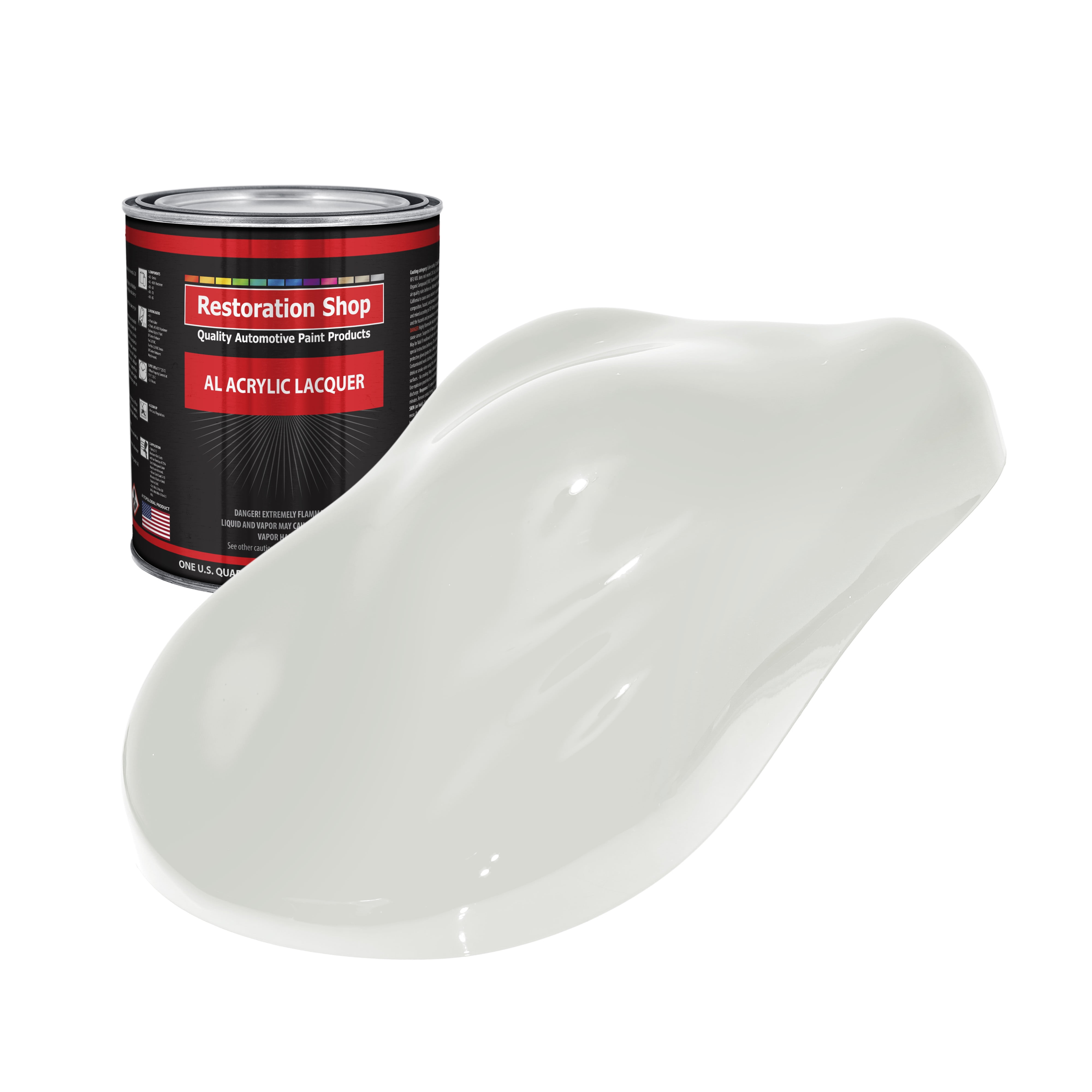 Olympic White 1 Quart ACRYLIC LACQUER Car Auto Body Paint