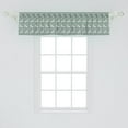 thumbnail image 2 of Ambesonne Green Window Valance, Victorian, 42" x 12", Pale Sage Green White, 2 of 3