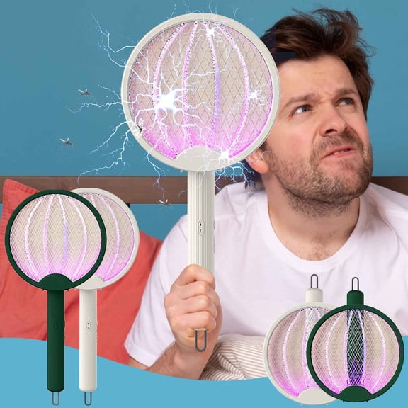 XGFHYJEH Bug Zapper, Mosquito Zapper, Fly Zapper, Insect Zapper, Fly Zapper Racket, Bug Zapper Racquet, Insect Racket Zapper, Fly Swatter Zapper