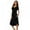 Black, variant on Xmarks Womens Nightgown V Neck Long Sleepwear Short Sleeve Soft Loungewear with Pockets US 6-16