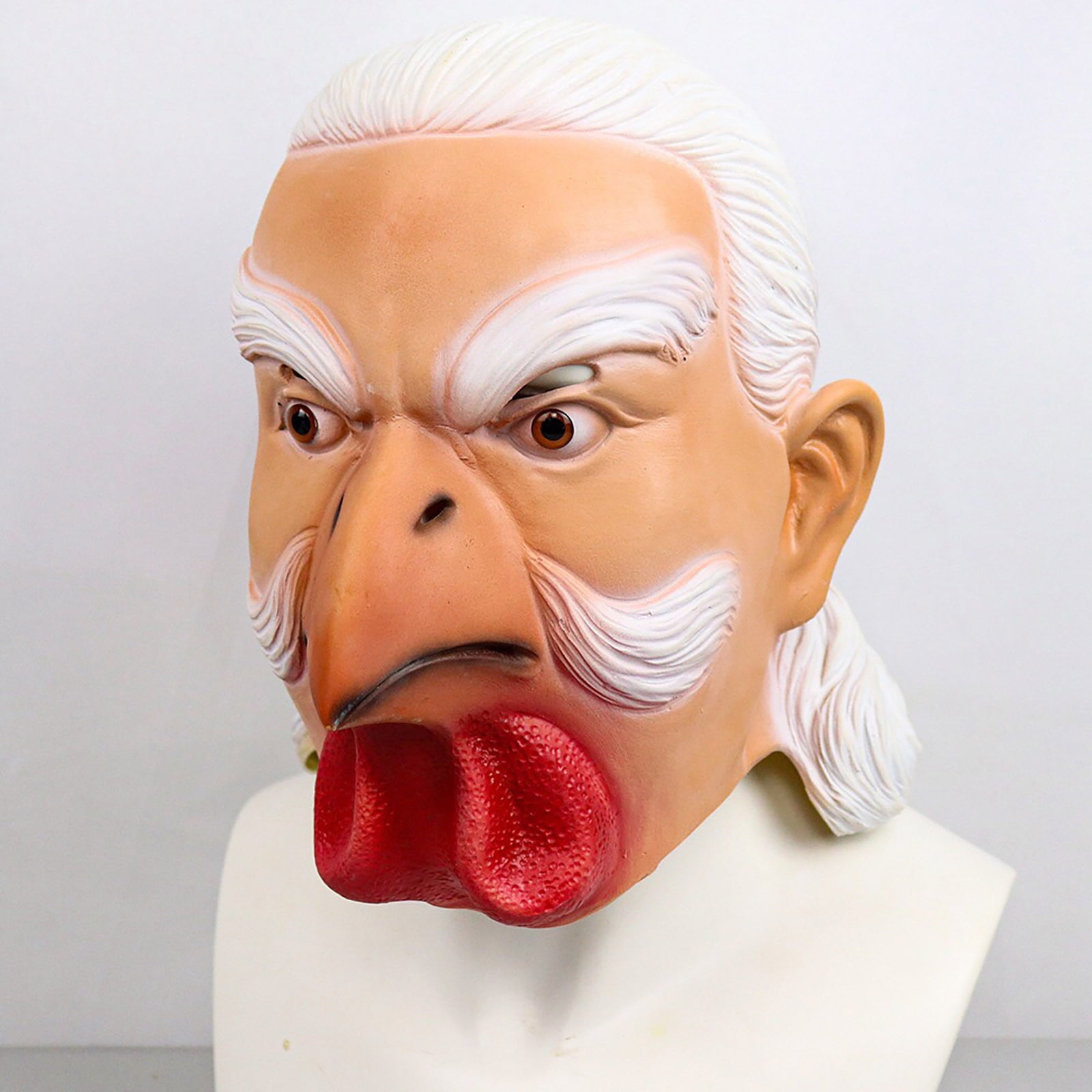 Scary Silicone Face Mask Horror Masken Party Cosplay Headgear