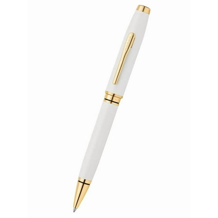 Cross Coventry Pearl White Lacquer with Gold PVD Appointments Ballpoint Pen