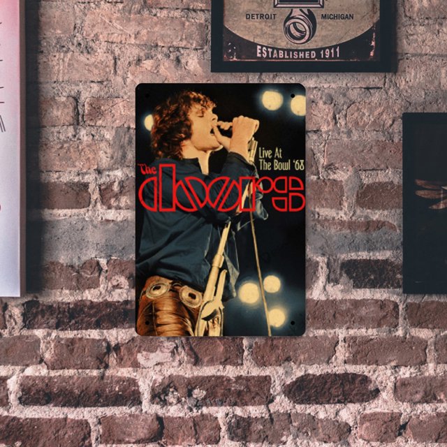 La Placa De Las Puertas, Placa De Letrero De Estaño De Metal Para Bar, Pub, Club, Cafetería, Decoración De Pared Para El Hogar Likrtyny Arte Deco
