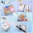thumbnail image 4 of Bolsa de maquillaje Abeillo, PVC transparente, impermeable, 30 unidades, 25 x 19 x 6,5 cm, 4 of 7