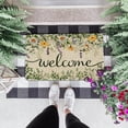 thumbnail image 4 of Spring Summer Welcome Door Mat Eucalyptus Floral Decor Doormat Non-Slip Outdoor Mats for Front Door Home Decorations 17"x30", 4 of 6
