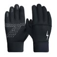 thumbnail image 2 of Kids Winter Gloves Touchscreen Winter Warm Full Finger Gloves for Outdoor Sports, Skiing, Cycling, Anti-Slip Water-Resistant, Reflective Design,NavyS, 2 of 4