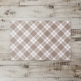 thumbnail image 2 of Creative Products Diagonal Plaid Tan 27x18 Floor Mat, 2 of 2