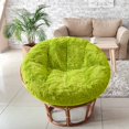 BYBYME Papasan Chair Cushion with Long Faux Fur Cover (Without Chair ...