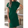 thumbnail image 1 of a.Jesdani 'Chic Black-Green Swing Dress, Pockets, Seasonal Flair!', 1 of 8