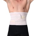 thumbnail image 4 of Qarigey Cinturón de abdomen adelgazante para mujer, soporte de cintura transpirable para hombre, Protector ergonómico ajustable, corsé de Protección de la piel Color de piel/XL, 4 of 6
