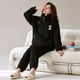 thumbnail image 3 of Ropa de dormir Mujer Para Invierno Conjunto De Noche Pijama 2 Piezas Negligee Noche De Las Mujeres Pijama Cómodo Hogar Invierno Pijama Hombres, 3 of 5