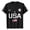 Black, variant on USA 250th Anniversary Shirt Men Patriotic USA Flag Graphic T Shirt Casual Independence Day America 250 Merchandise Tee
