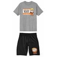 thumbnail image 3 of Naruto Shippuden Ichiraku Ramen Chibi Character Men's Graphic T-shirt & Sleep Short Set-XXL, 3 of 5