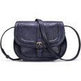 thumbnail image 1 of LHSHID Shoulder Bag for Women Leather Crossbody Purse Retro Satchel Handbag Lightweight Pocketbook, 1 of 6