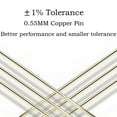 SINKITA 100PCS Copper Pin Metal Film Fixed Resistor 120 ohm 1/4W 0.25W