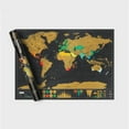 thumbnail image 4 of Luckies of London Scratch off World Map | Deluxe Wall Art for Office Decor Home Travel Gift Large, 4 of 8