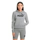 thumbnail image 4 of Sudadera Puma ESS Logo FL para Mujer 586791-04 gris XS Puma 586791-04 SUD. ESS LOGO FL G, 4 of 4
