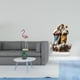 thumbnail image 2 of Escultura de flamenco, figura de resina de arte moderno con soporte de metal y decoración de escritorio acrílica, adorno de mesa único para el hogar,, 2 of 8