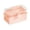 pink, variant on ToyKingdee Desktop Makeup Box Transparent And High Capacity Portable Storage Box With Spacious For Makeup Handheld