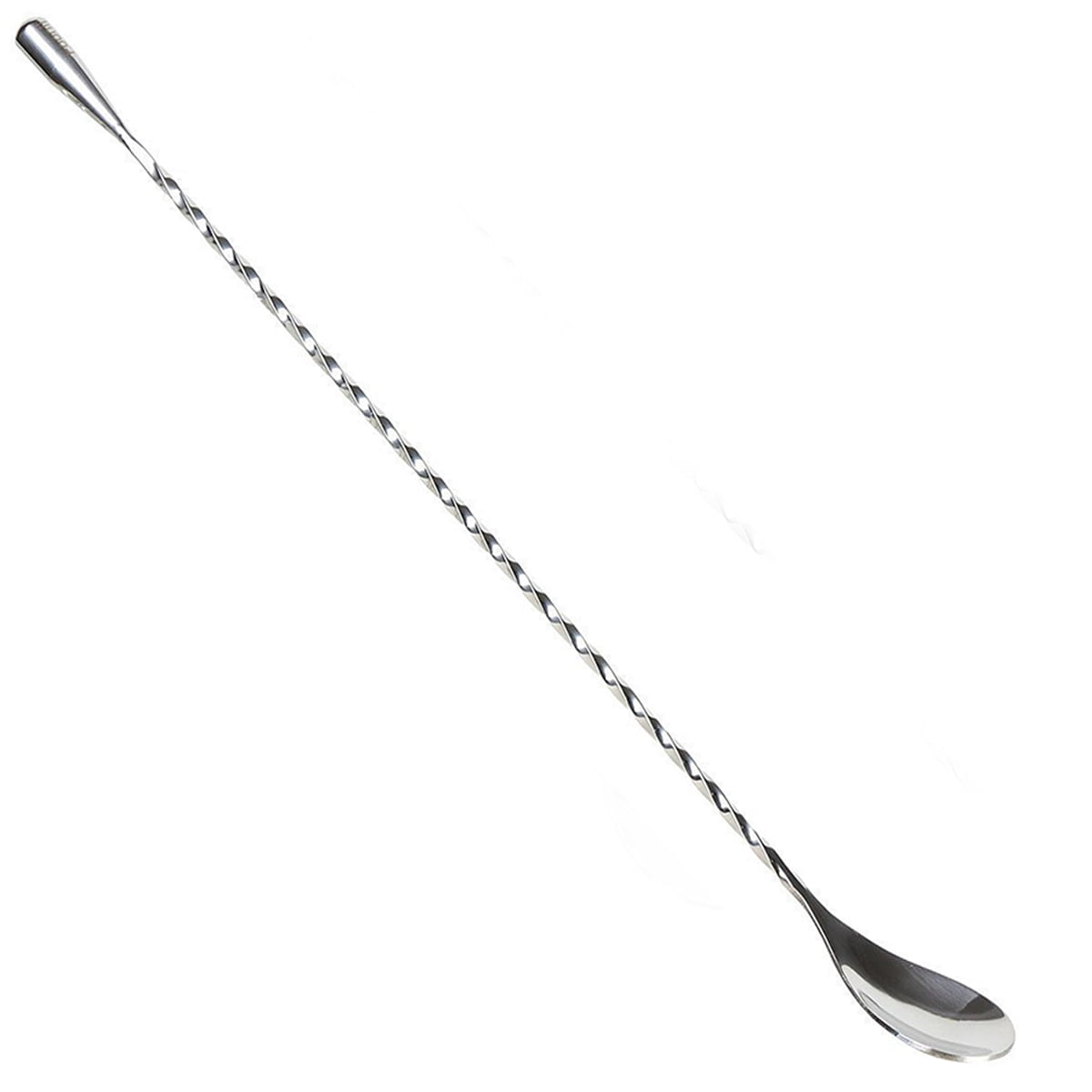 20cm Drink Stirrer Mixer for Tall Glasses Ideal for Bars Long Handle Spoon Parties or at Home Oak & Steel Set of 8 Stainless Steel Cocktail Mixing Spoons Cocktail Shakers Restaurants 