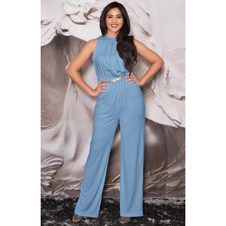 KOH KOH Long Pants Jumpsuit Formal One Piece Cocktail