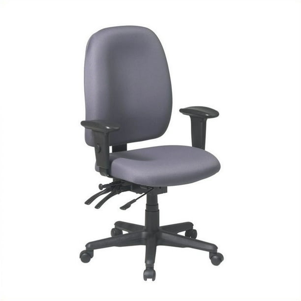 Office Star Chaise de Bureau Ergonomique à Double Fonction-Noir