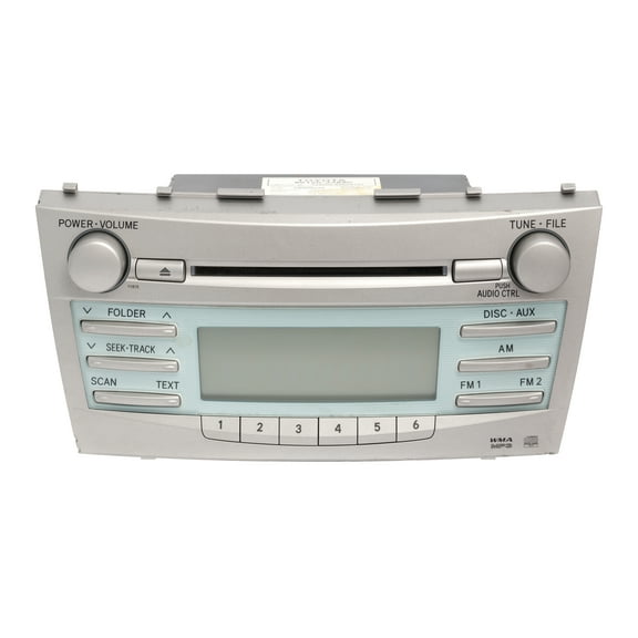 Restored 20072009 Toyota Camry AM FM Radio MP3 CD Player Face 11815 Model ID 8612033890 (Refurbished)
