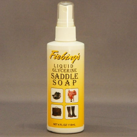 FIEBINGS FOAMING LIQUID GLYCERIN SADDLE SOAP FOR CLEAN FINISH LEATHER