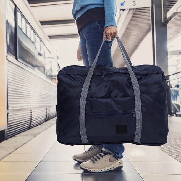 Bolsa De Viaje Equipaje De Lona Plegable Impermeable De Gran Capacidad