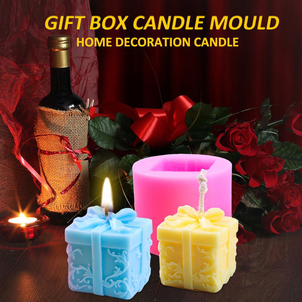 1-10pcs Christmas Gift Candle Mould Aroma Candle Gypsum Mold for DIY Soap Making