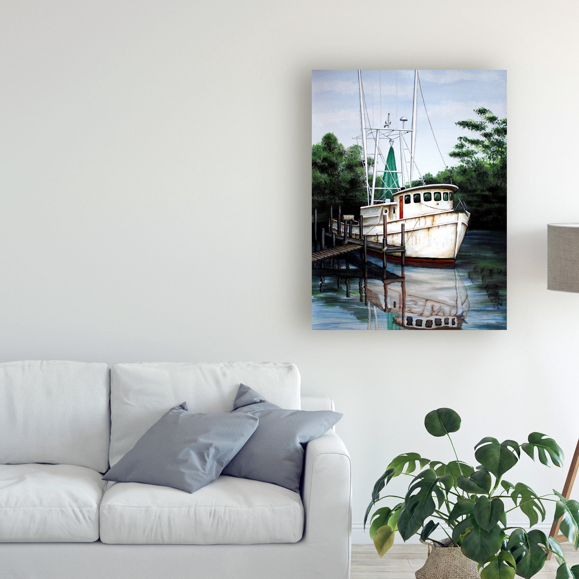 Trademark Fine Art 'Jax Shrimp Boat' Canvas Art by Patrick Sullivan