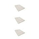 thumbnail image 5 of Naiovety Alfombra de baño suave y absorbente para secado rápido y fácil limpieza lavable a máquina lavable blanco 40*60cm Type1 NO1, 5 of 6