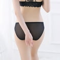 thumbnail image 2 of Womens Bikini Briefs Underwear Pack Low Waist Sheer Mesh Cute Seamless Panties Saving on Clearance, 2 of 7