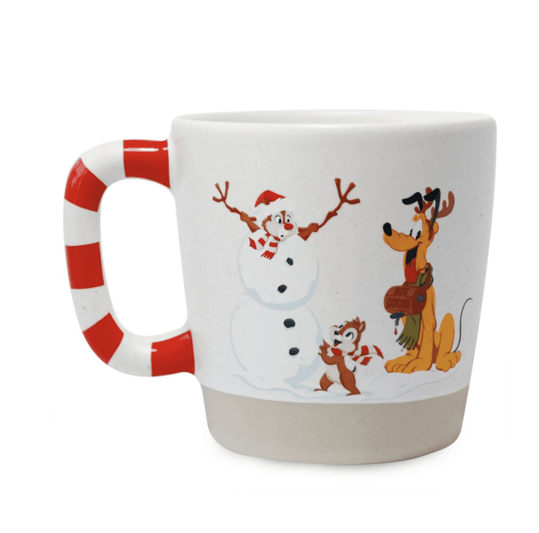 Disney, Holiday, 2pc Disney Christmas Mickey Santa Hat Mug Set Wmickey  Stir Sticksrare Nwt