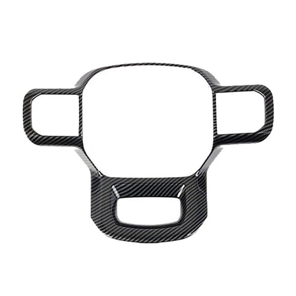 For Ford Expedition 2022 2023 2024 Car Carbon Fiber Style Steering Wheel Panel Cover Trim Sticker Auto Accessories Decoration
