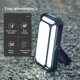 thumbnail image 4 of Linterera portátil linterna campamento mano solar powe tipo-C carga IP44 impermeable 10000 mAh para pesca rojo, 4 of 9