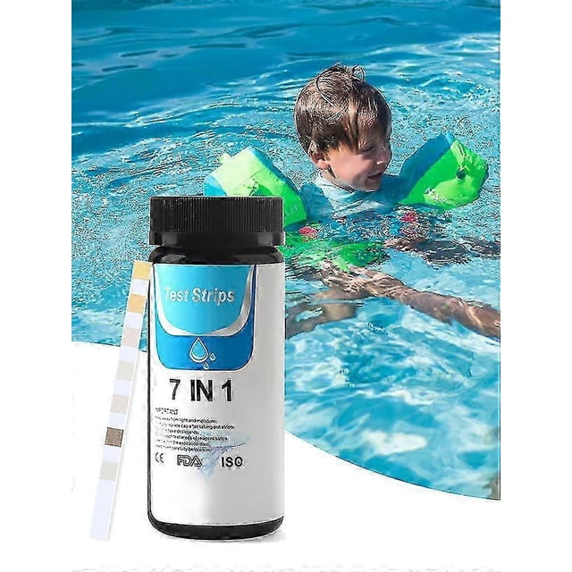 26-27 (50 Count) 7-in-1 Water Quality Test Paper For Fish Tank, Swimming Pool Industrial Water