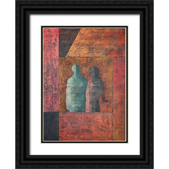 Yuan, Hong 11x14 Black Ornate Wood Framed with Double Matting Museum Art Print Titled - Complimentary 1