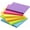 4x4 in, variant on Early Buy 6 Bright Color Lined Sticky Notes Self-Stick Notes 3 in x 3 in, 100 Sheets/Pad, 6 Pads/Pack