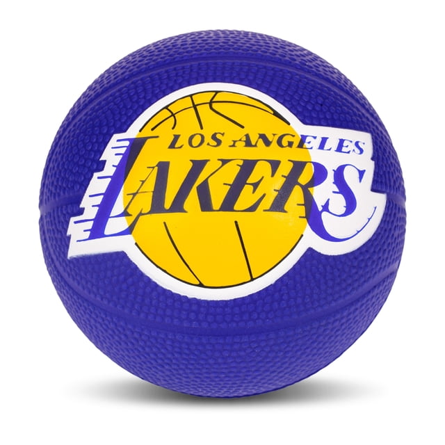 Minipelota de baloncesto de espuma Franklin Sports NBA Lakers Kids, 14 cm