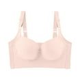 thumbnail image 2 of Tbopshirt Bras for Women,Ladies Fashion Comfortable Breathable No Steel Ring Seven-breasted Lift Breasts Bra Woman Underwear, 2 of 5