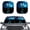 Butterfly Pattern, variant on Pzuqiu Sunset Palm Print Windshield Sun Shade, Keeps Your Vehicle Cool Universal Fit Heat Protection Foldable Sun Shield for SUV Auto Van