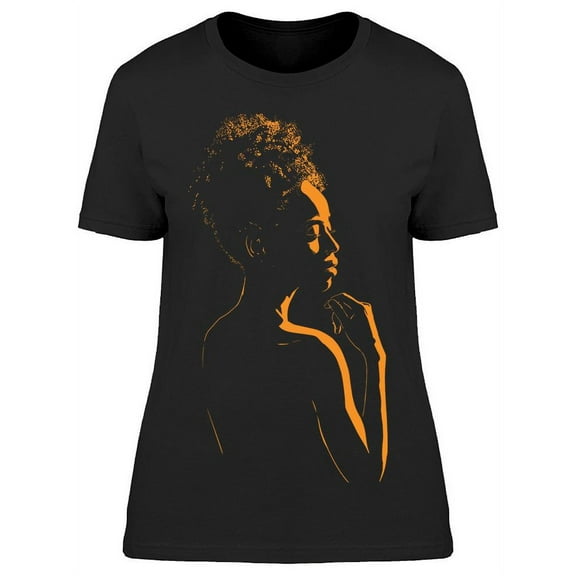 Amazing Portrait Black Woman T-Shirt Women -Image by Shutterstock, Female 3X-Large