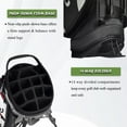 thumbnail image 2 of MAZEL Golf Bags for Men & Women,14-Way Golf Stand Bag with Rain Hood | Leather Waterproof Golf Clubs Bag | Dual Shoulder Straps |Full Length Stand Legs, 2 of 6