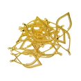 thumbnail image 3 of simhoa 20Pcs Tibetan Earring Leaf Drop Frame Charms Pendants DIY Golden, 3 of 8