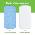 thumbnail image 3 of Foot Scrubber File To Remove Calluses Horny Foot Scrub Foot Care Two-Color Foam Glass Foot Grinder - 2pcs blue white, 3 of 5