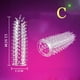 thumbnail image 5 of Condones transparentes acanalados para adultos, funda de extensión para pene, producto sexual para hombres (C Ehuebsd Cuidado Belleza, 5 of 9