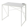thumbnail image 4 of Convenience Concepts Xtra Folding Desk with 2 Outlets and 2 USB Ports n, White, 4 of 10