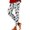 White, variant on Shwomsmer Women's D Casual Red Printed Yoga Pants Leggings Bright Leggings with Pockets